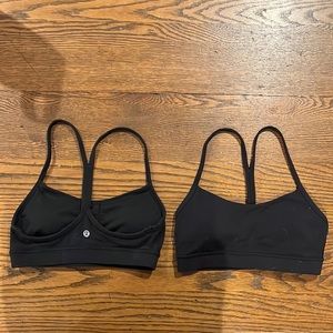 Lululemon black racerback sports bra